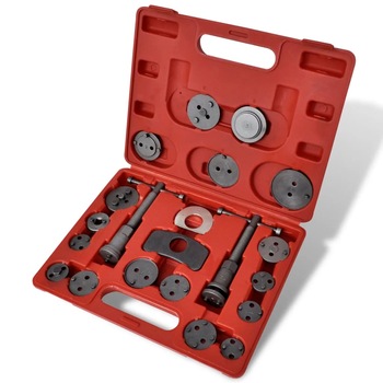 Set adaptoare manuale pentru etrieri frana 22 piese, vidaXL Set adaptoare manuale pentru etrieri frana 22 piese, vidaXL