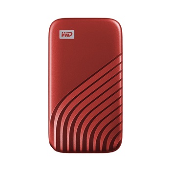 SSD Extern WD My Passport™ 1TB, USB 3.2 Gen2 Type-C/A, NVMe, Red SSD Extern WD My Passport™ 1TB, USB 3.2 Gen2 Type-C/A, NVMe, Red