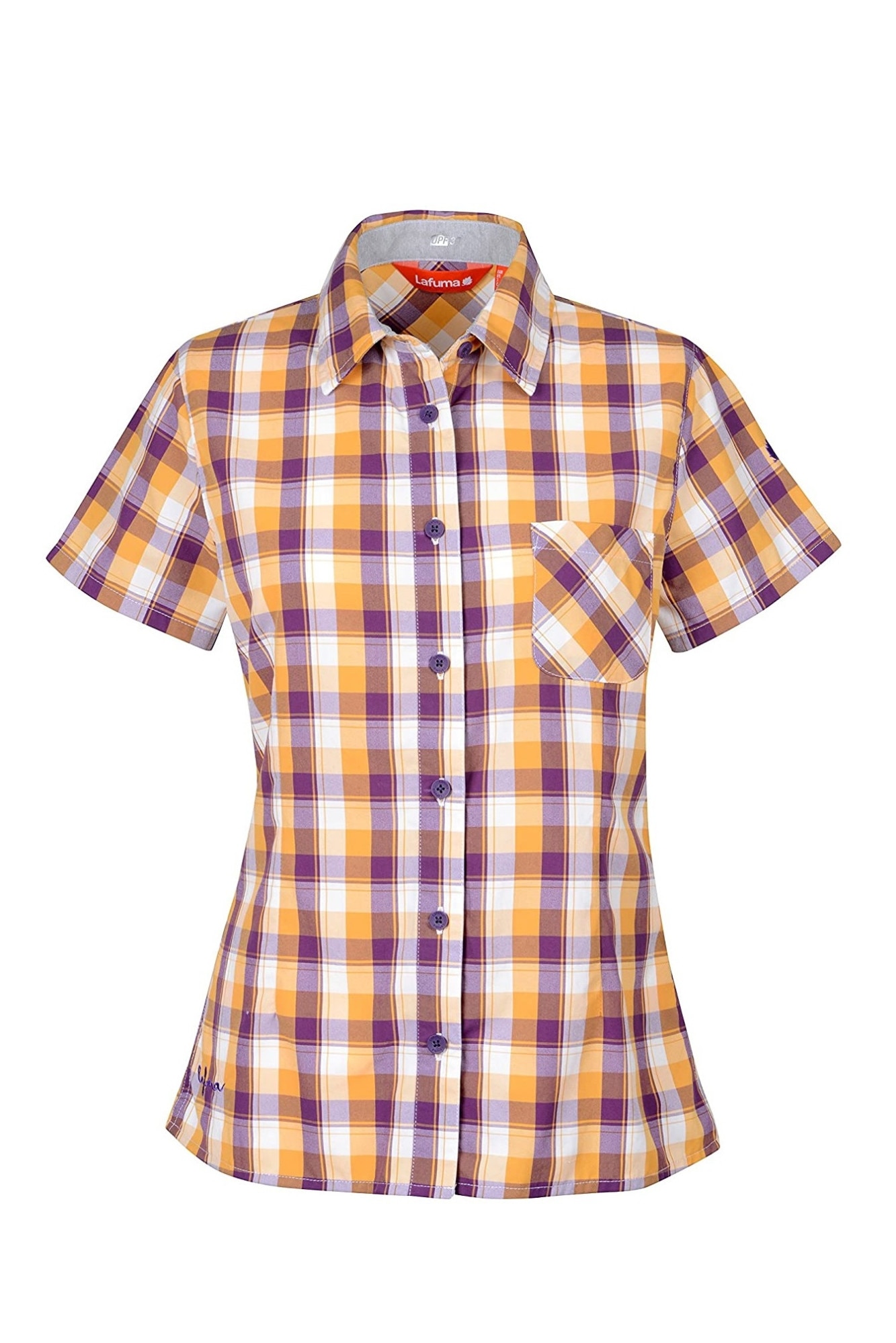 Camasa, Lafoma, Portocaliu/Mov, XS