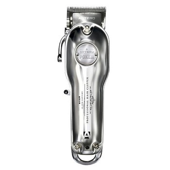 Aparat de tuns profesional Artero Poker, Inox, 8W, 5 piepteni, Argintiu Aparat de tuns profesional Artero Poker, Inox, 8W, 5 piepteni, Argintiu