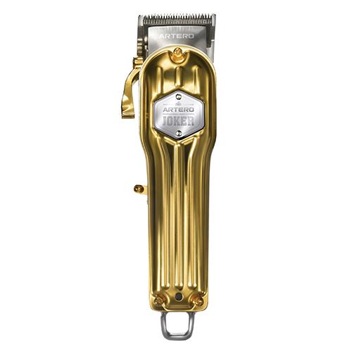 Aparat de tuns profesional Artero Joker, Inox, 8W, 5 pieptani, Auriu
