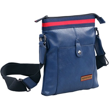 Geanta de umar Premium ultra usoara, PROMATE tabPak-L, piele ecologica, pentru tableta pana la 10.1”, albastru Geanta de umar Premium ultra usoara, PROMATE tabPak-L, piele ecologica, pentru tableta pana la 10.1”, albastru