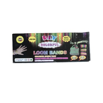 Set creativ pentru fete de confectionat bratari Loom Bands Set creativ pentru fete de confectionat bratari Loom Bands