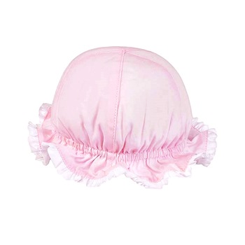 Palarie, Mayoral, reversibila, fetite, roz/alb, 6-9 luni Palarie, Mayoral, reversibila, fetite, roz/alb, 6-9 luni