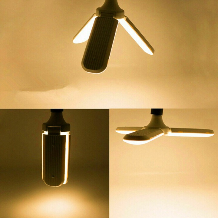 Lampa pliabila, tip ventilator, cu LED, 45 w, soclu E27, model KK-1345