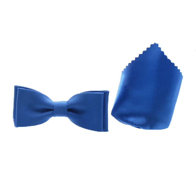 Set papion si batistuta pentru baieti Mini Junior SBP-5, Albastru, Universal