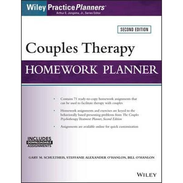 Couples Therapy Homework Planner Pdf Free Download