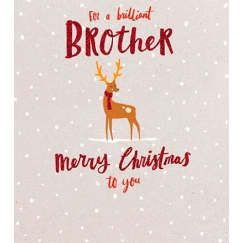 Felicitare - Jolly Holly - Brother, Multicolor, Cu mesaj, Carton