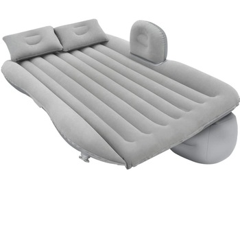 Saltea auto gonflabila,2 perne, suprafata catifelata,pompa electrica 12V inclusa , 137 x 88 x 45 cm,gri Saltea auto gonflabila,2 perne, suprafata catifelata,pompa electrica 12V inclusa , 137 x 88 x 45 cm,gri