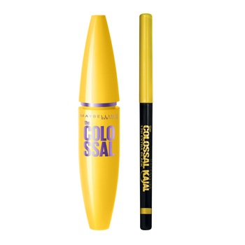 Set Maybelline: The Colossal Mascara volum colosal 10.7ml, Black + Creion de ochi automatic Colossal Kajal Extra Black, 0.25 g Set Maybelline: The Colossal Mascara volum colosal 10.7ml, Black + Creion de ochi automatic Colossal Kajal Extra Black, 0.25 g