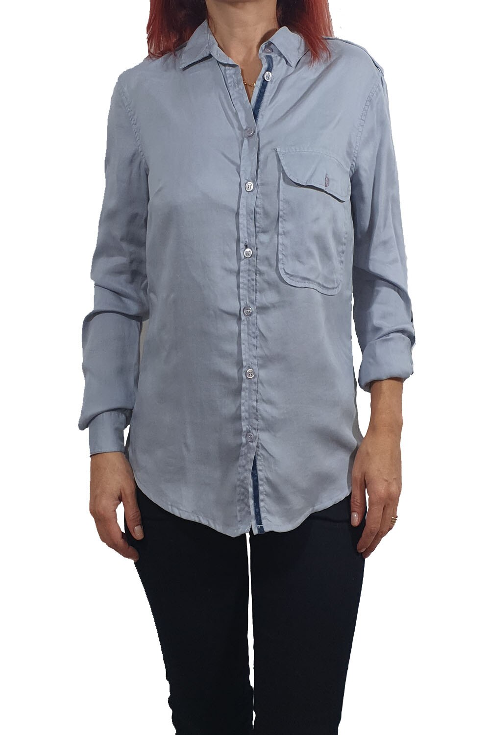 Camasa dama Tally Weijl, bleu,2XS