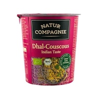 Mancare Bio la Pahar Dhal CusCus Gust Indian Natur Compagnie 68gr