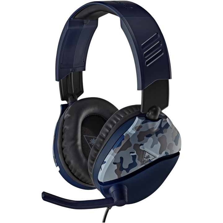 Слушалки Gaming Turtle Beach Recon 70, Multiplatforms, Jack 3.5 мм, Camo Blue