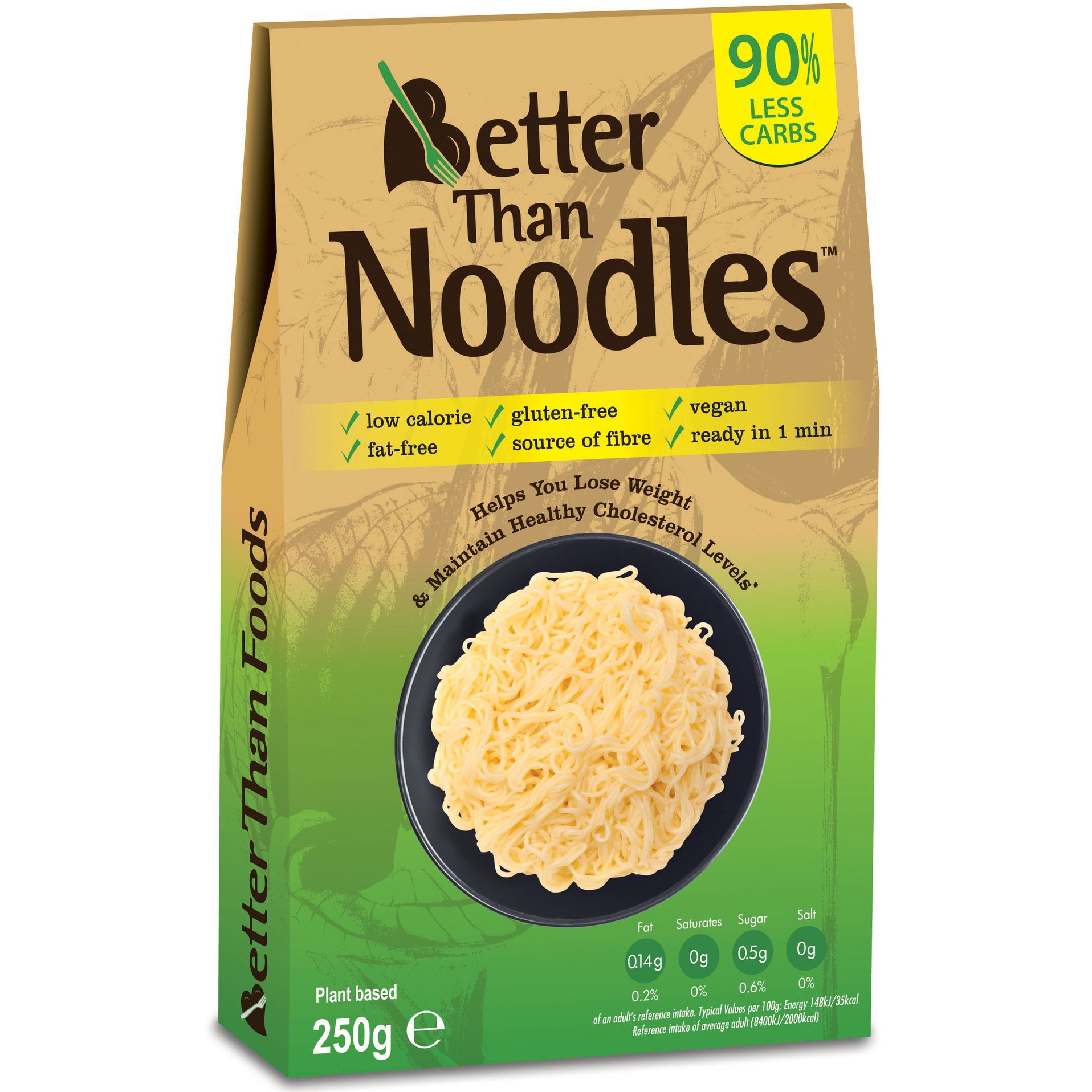 Taietei din konjac fara clatire, Better than Foods, 250g