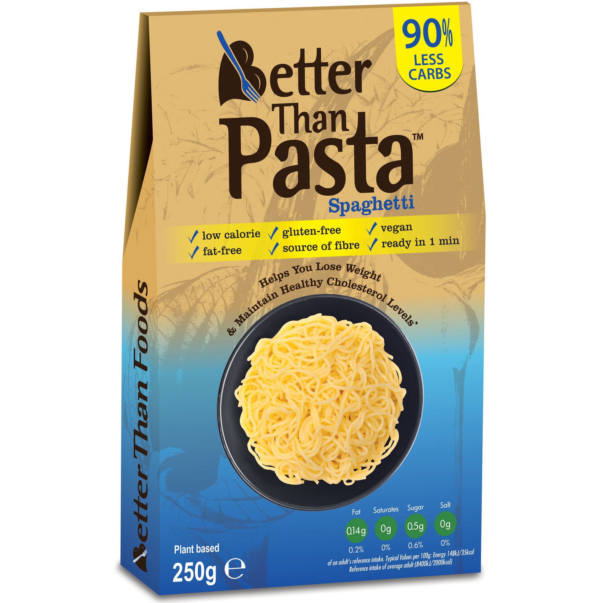 Spaghetti din konjac fara clatire, Better Than Foods, 250g