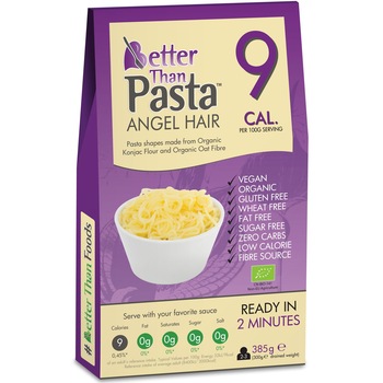 Paste Angel Hair Eco din konjac, Better Than Foods, 385g Paste Angel Hair Eco din konjac, Better Than Foods, 385g