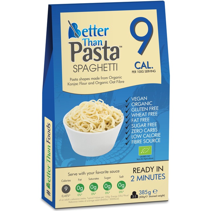 Spaghetti Eco din konjac, Better Than Foods, 385g