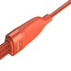 Baseus 3 az 1-ben Flash sorozatú USB adatkábel, USB-C, Micro USB, Lightning, 40 W, 5 A, 1,2 m hossz, Narancssárga