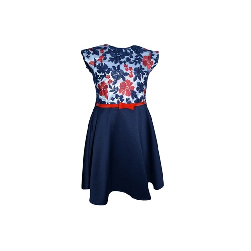 Rochita eleganta pentru fete Mini Junior, uni, Bleumarin