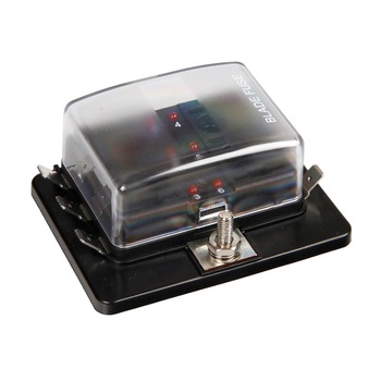 Cutie sigurante 1 intrare 6 iesiri 12/24V Cutie sigurante 1 intrare 6 iesiri 12/24V