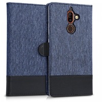 Husa Nokia 7 plus, textil, albastru, 44498.03
