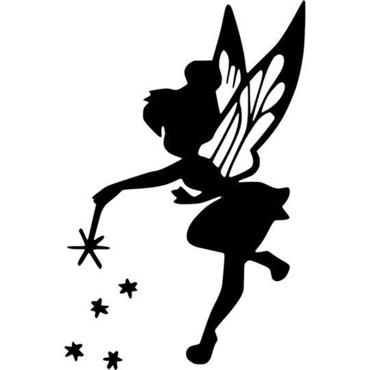 Sticker decorativ perete / geam, Tinkerbel, 16x25cm