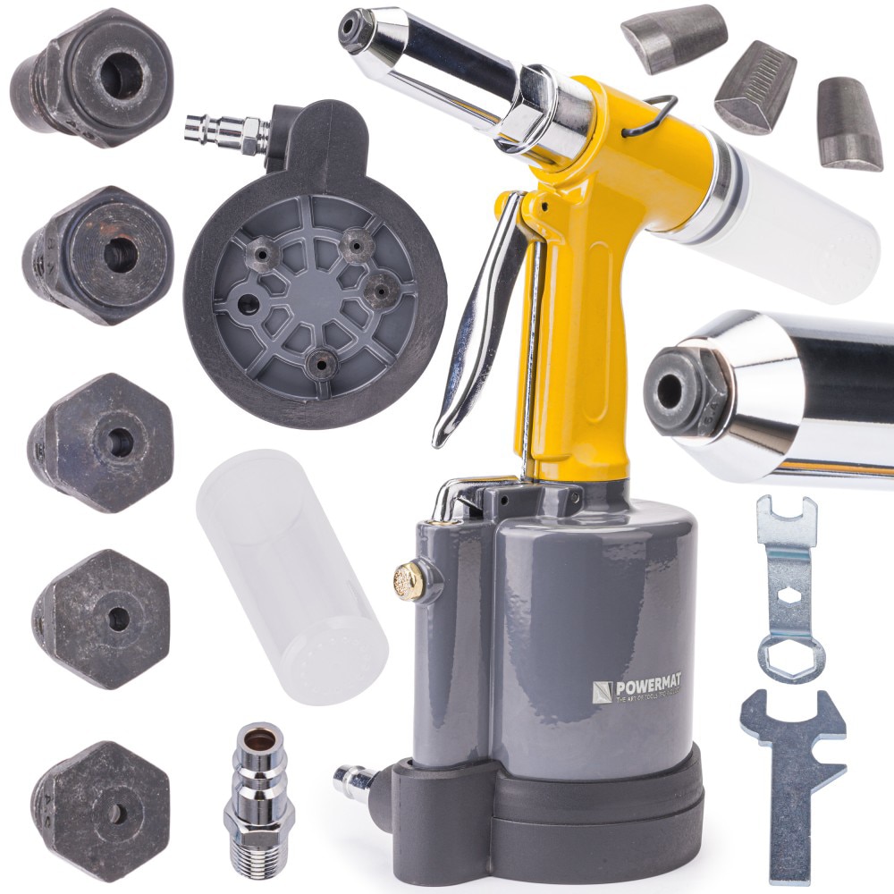Dispozitiv pentru nituit pneumatic 2,4 - 6,4mm, Powermat PM-NP-1400T