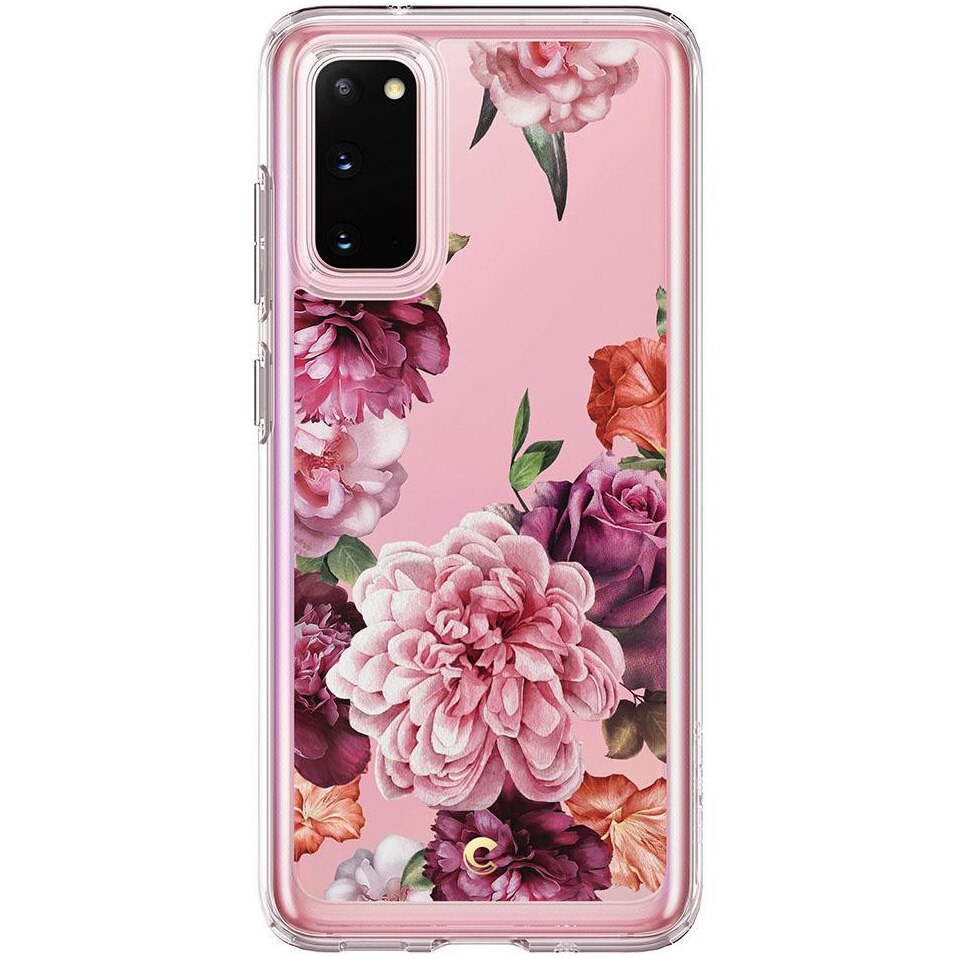 Husa de protectie Spigen Ciel Floral pentru Samsung Galaxy S20, Red