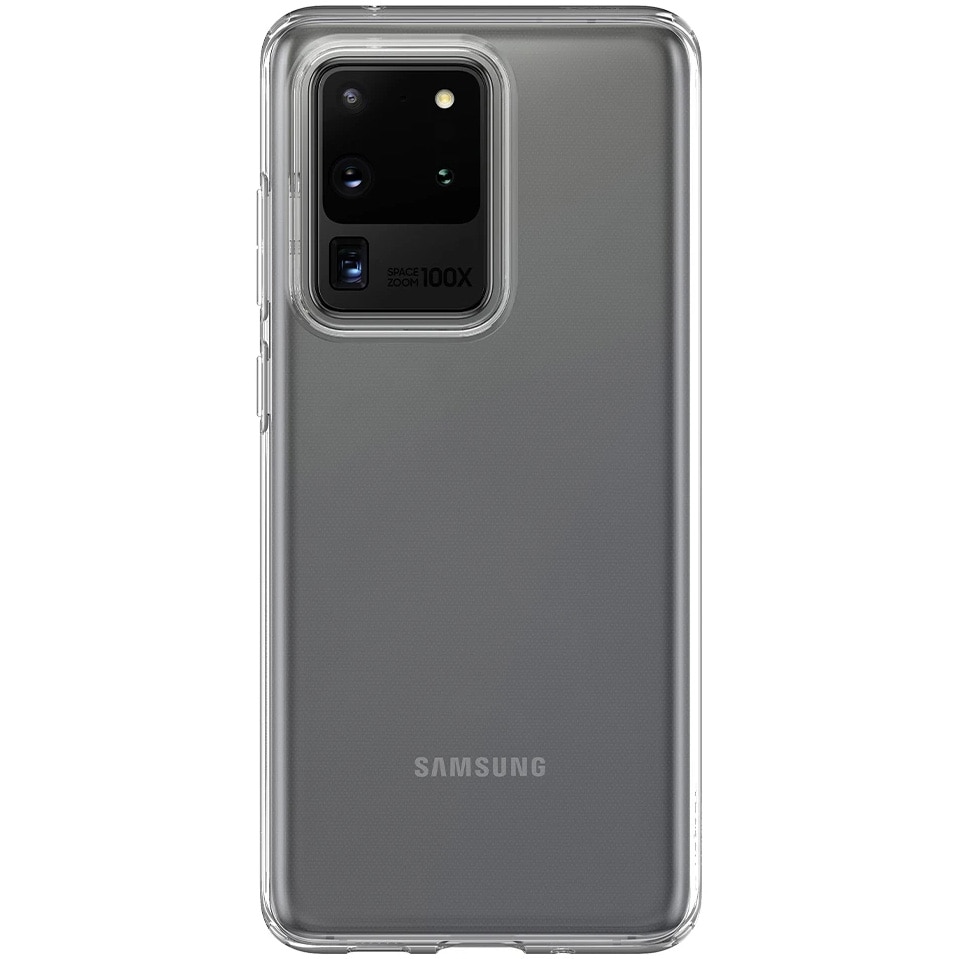 Husa de protectie Spigen Liquid Crystal pentru Samsung Galaxy S20 Ultra, Clear