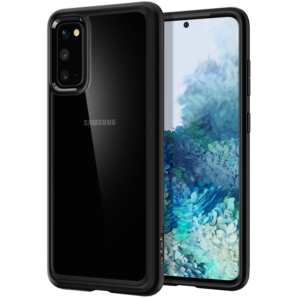 Husa de protectie Spigen Ultra Hybrid pentru Samsung Galaxy S20, Matte Black