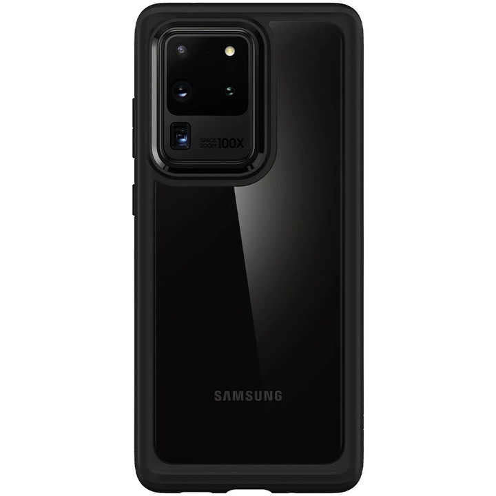 Предпазен калъф Spigen Ultra Hybrid за Samsung Galaxy S20 Ultra, Crystal Matte Black
