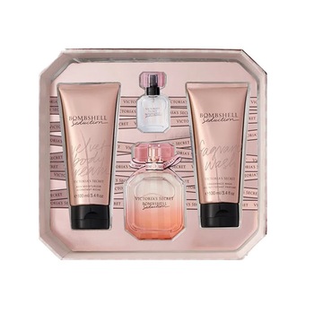 Set Cadou Victoria's Secret Bombshell Seduction Apa de Parfum 50 ml + 7.5 ml Apa de Parfum Mini + 100 ml Gel de dus + 100 ml Lotiune de corp Set Cadou Victoria's Secret Bombshell Seduction Apa de Parfum 50 ml + 7.5 ml Apa de Parfum Mini + 100 ml Gel de dus + 100 ml Lotiune de corp