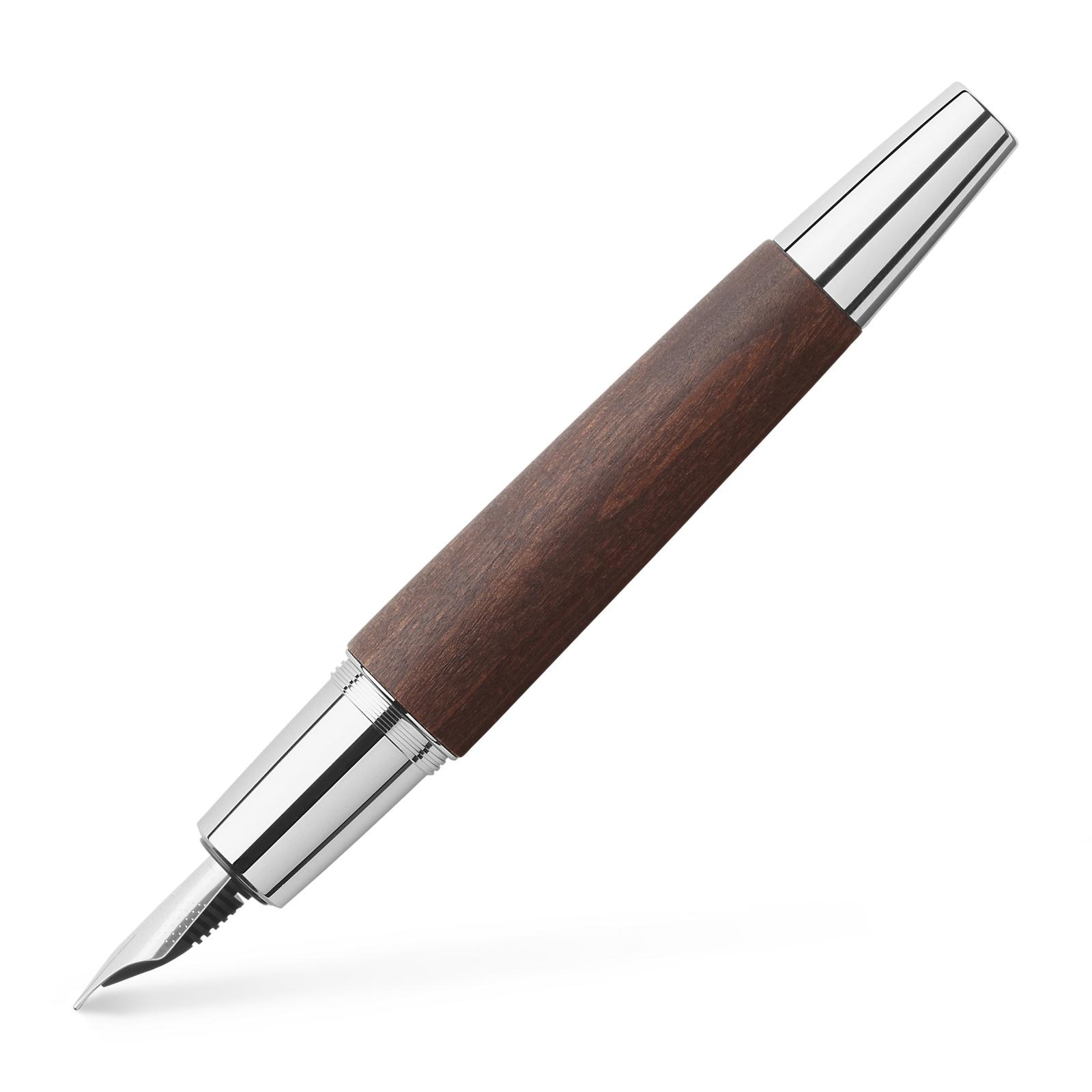 Stilou E-Motion Maro Inchis Faber-Castell, Penita EF