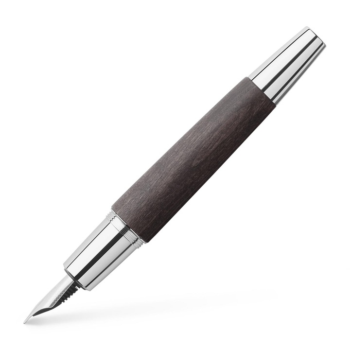 Stilou E-Motion Pearwood Negru Faber-Castell, Penita EF