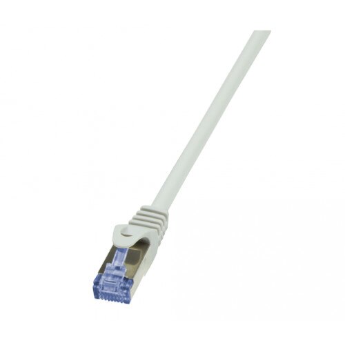Cablu Patchcord Logilink CQ4071S, S/FTP, Cat6a, 5m, alb