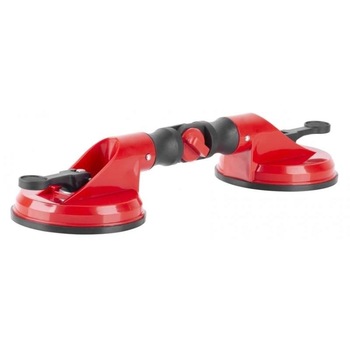 Ventuza dubla pentru transport geamuri, Strend Pro CU682, maxim 80 Kg, 2 x 127 mm, cu reglaj la unghi Ventuza dubla pentru transport geamuri, Strend Pro CU682, maxim 80 Kg, 2 x 127 mm, cu reglaj la unghi