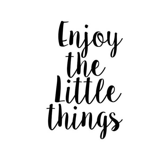 Sticker decorativ perete / geam, quote, 19x30cm