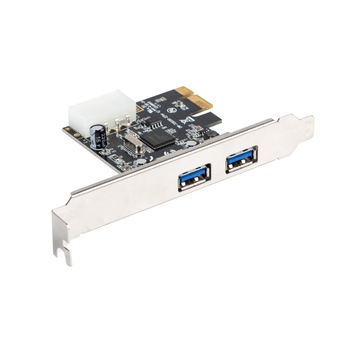 Card de extensie PCI Express la 2 x USB 3.1, Lanberg 41816, cu suport Low Profile Card de extensie PCI Express la 2 x USB 3.1, Lanberg 41816, cu suport Low Profile