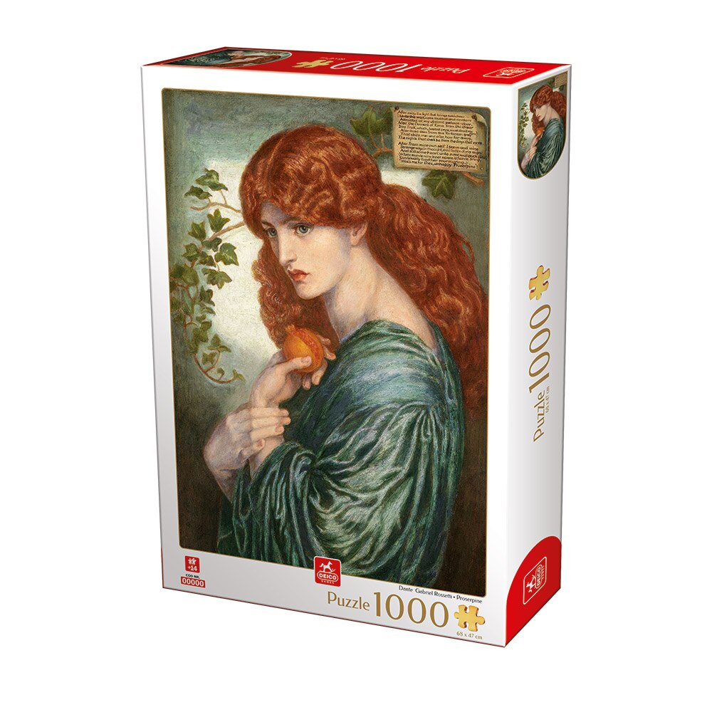Puzzle Deico Games 1000 piese Dante Gabriel Rossetti - Proserpine