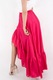 Fusta Dianthu, imitatie de matase, O'La La Outfits, Roz aprins