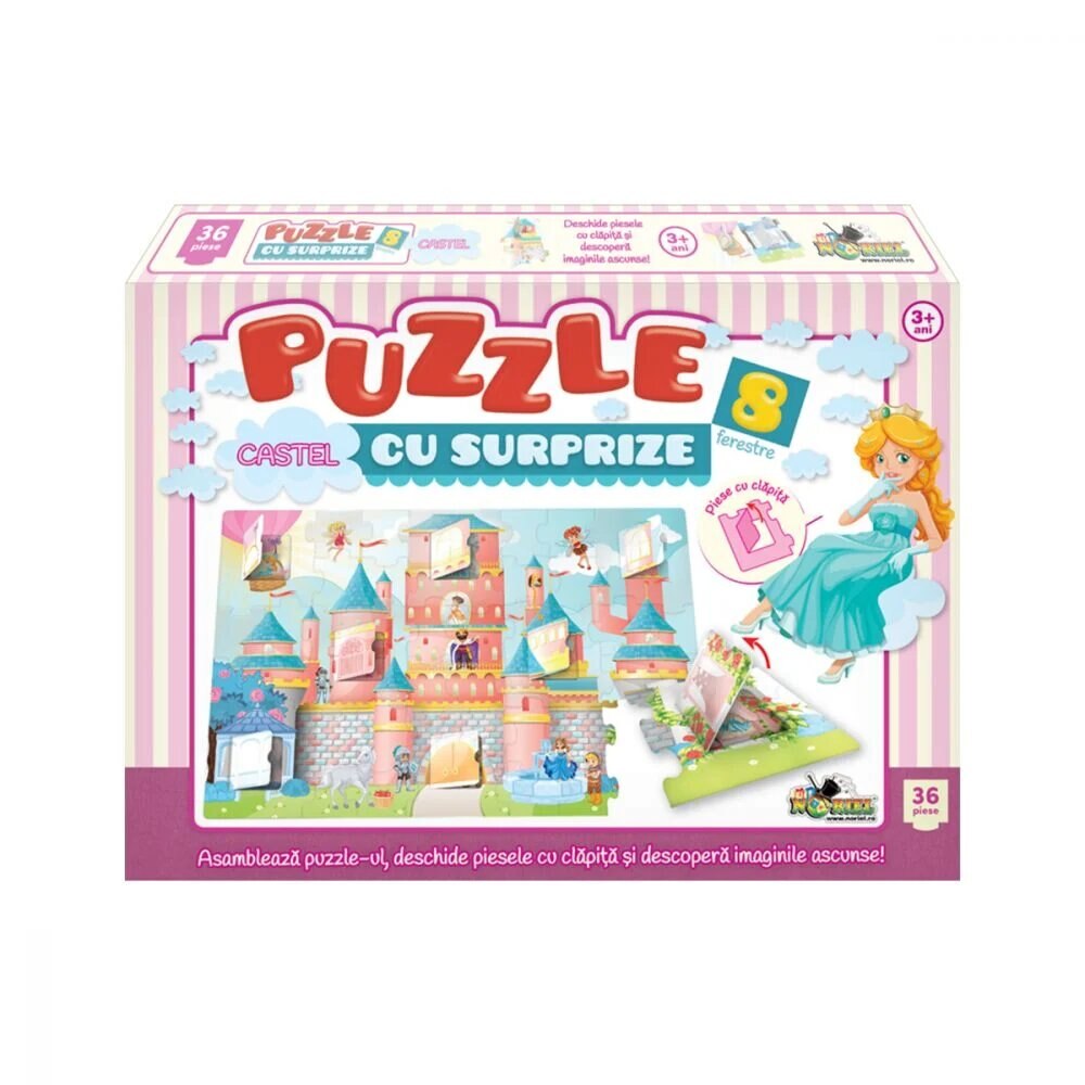Puzzle Noriel - Castel cu Surprize, 36 piese