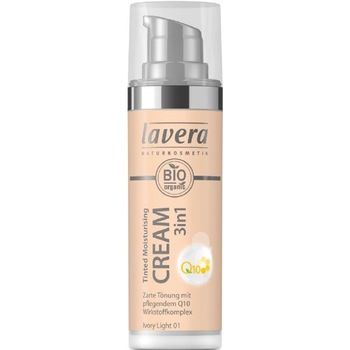 Crema nuantatoare 3 in 1 cu coenzima Q10 01 Ivory Light Lavera Crema nuantatoare 3 in 1 cu coenzima Q10 01 Ivory Light Lavera