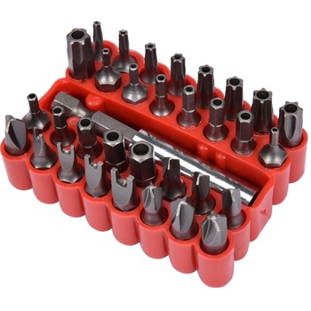 Set Capete de Insurubare Mixt 33 bucati cu Prelungitor Insurubare, Vorel 66330 Set Capete de Insurubare Mixt 33 bucati cu Prelungitor Insurubare, Vorel 66330