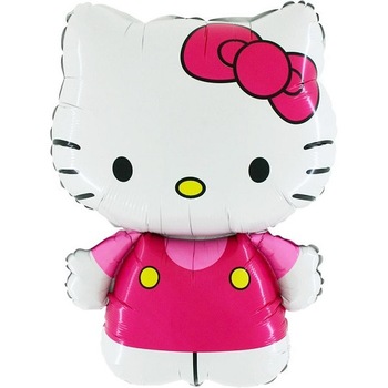 Balon mini figurina HELLO KITTY, rosu, 30 cm Balon mini figurina HELLO KITTY, rosu, 30 cm