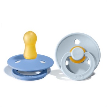 Pachet 2 Suzete BIBS Colour Sky Blue / Baby Blue 0-6 luni Pachet 2 Suzete BIBS Colour Sky Blue / Baby Blue 0-6 luni