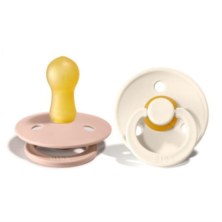 Bibs cumi csomag, elefántcsont / rózsaszín, 6-18 hónap, 2db