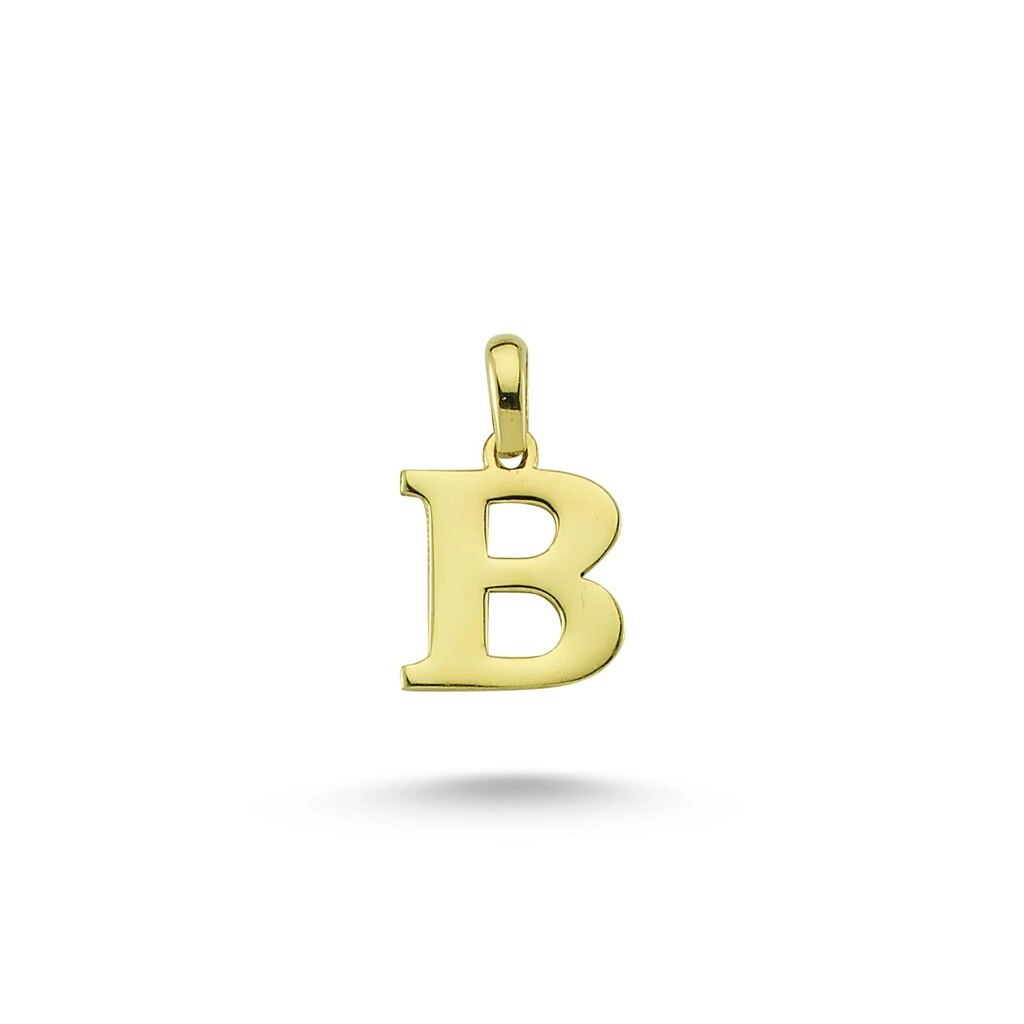Pandant aur galben initiala B - FT447