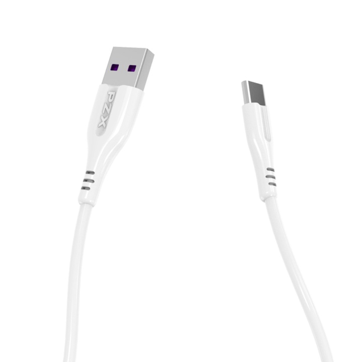 Cablu PZX V142, Tip C, Alb