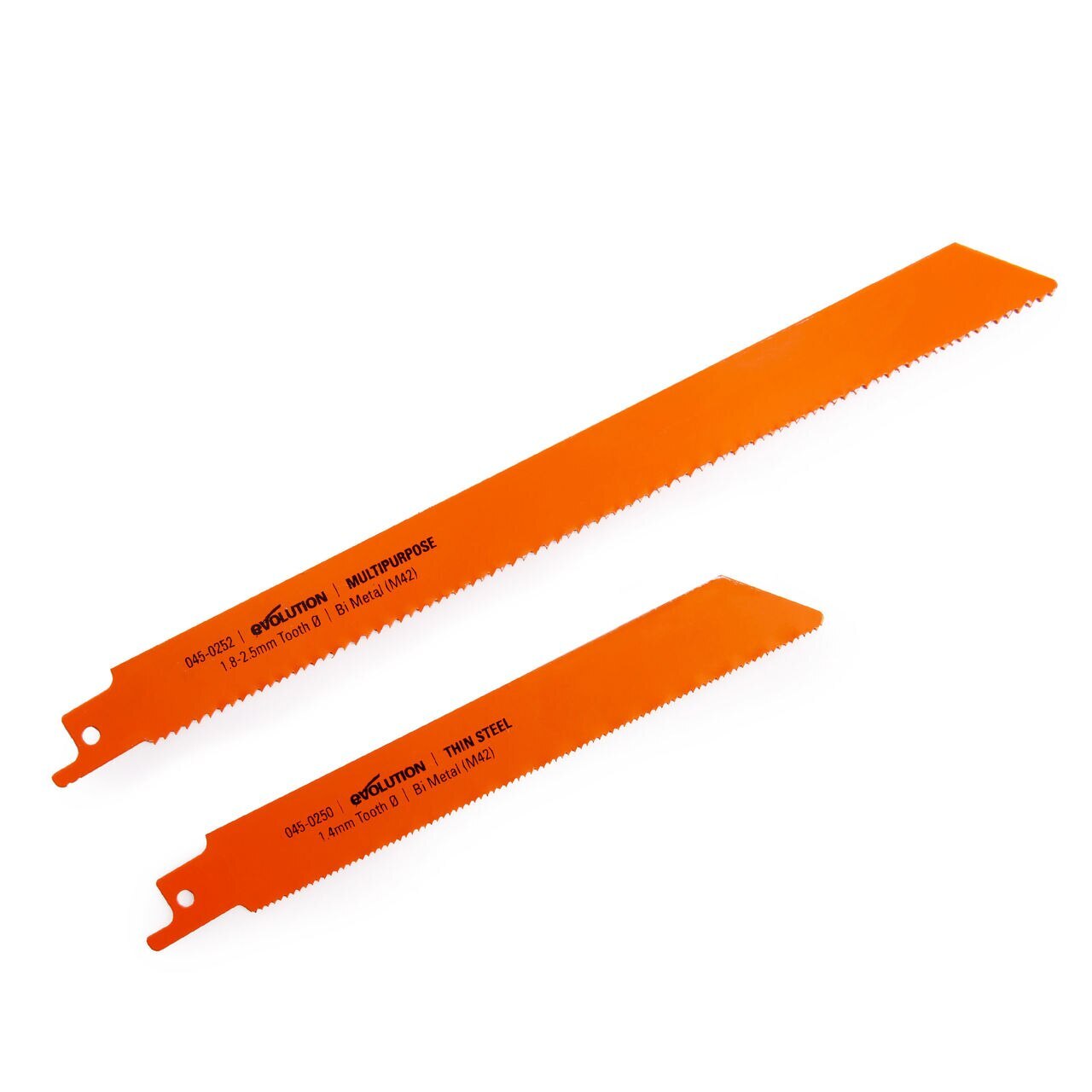 Set 2 panze fierastrau sabie Evolution pentru otel subtire si multimaterial