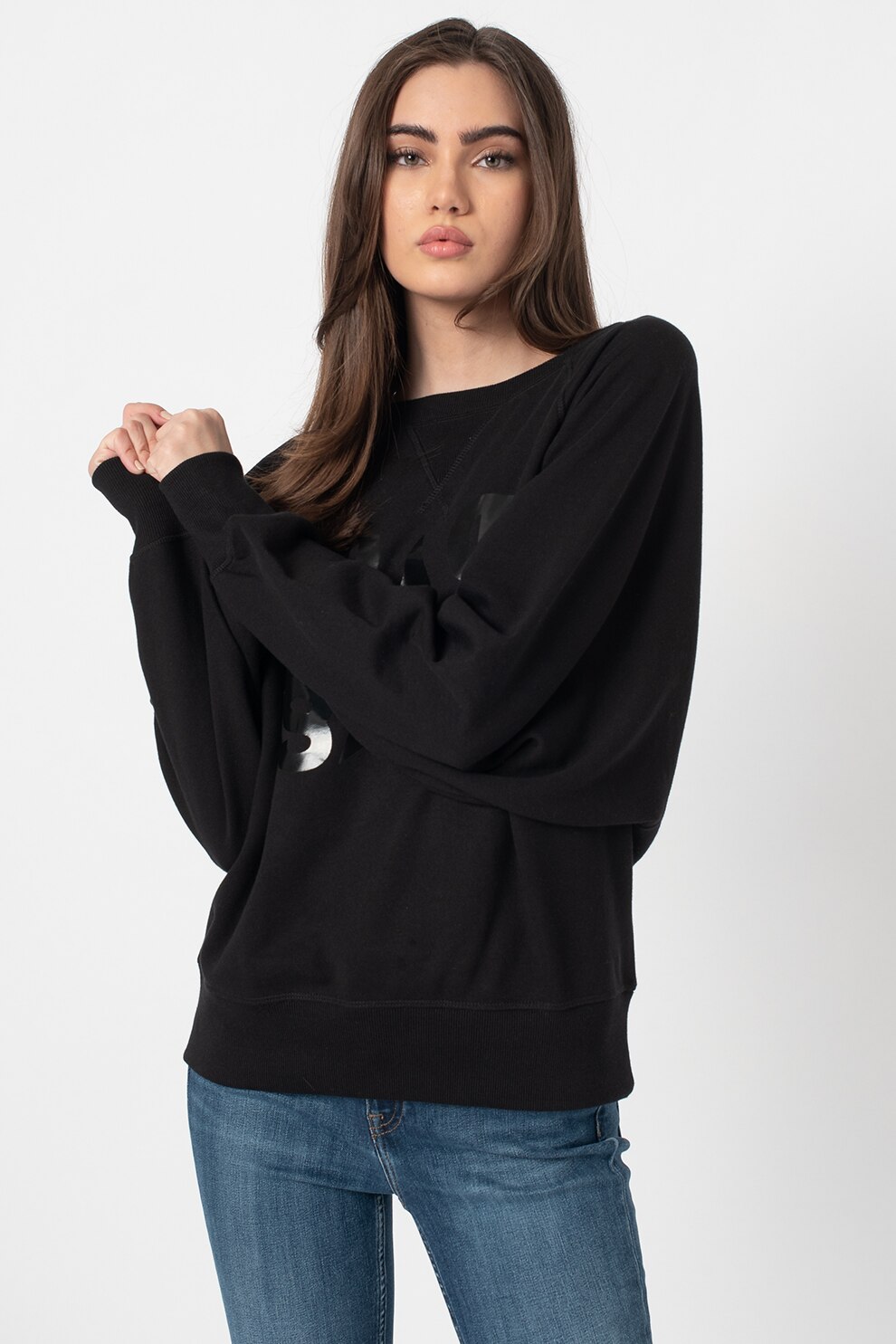 Diesel, Bluza sport lejera Henny, Negru